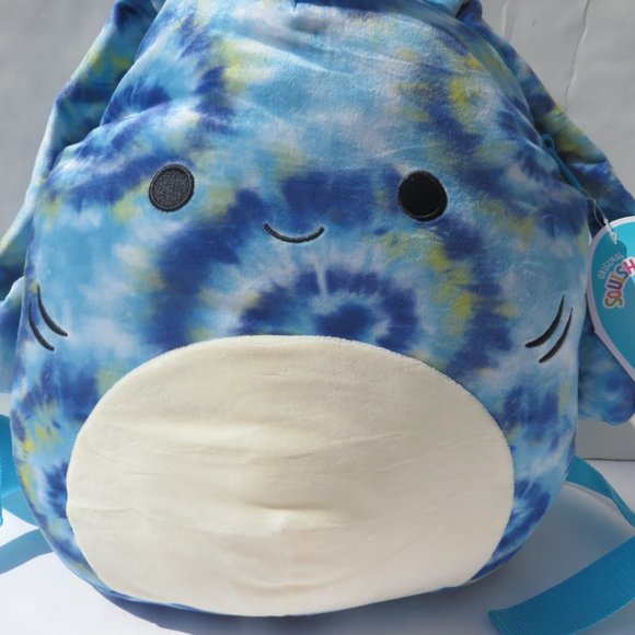 Squishmallow Backpack Luther Shark NEW - Picture 4 of 9